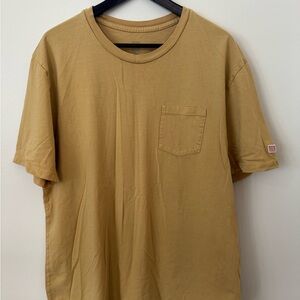 Topo Designs - Gold Short Sleeve pocket tee - XL